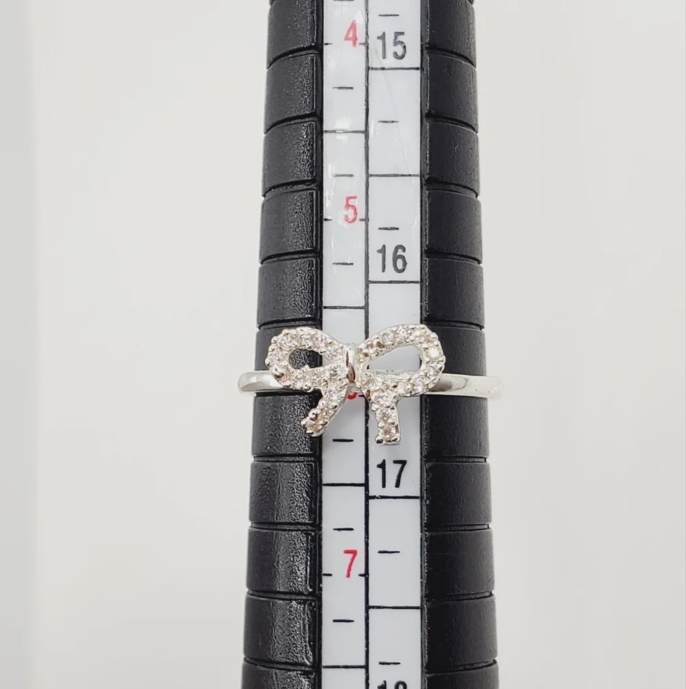 Silver Bow Ring
